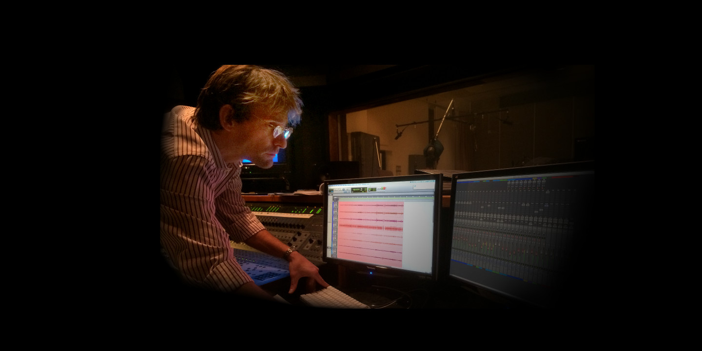 David McKenna in studio