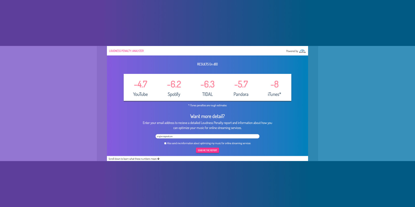 Loudness Penalty screenshot